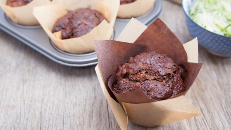 Chocolate Zucchini Cupcakes