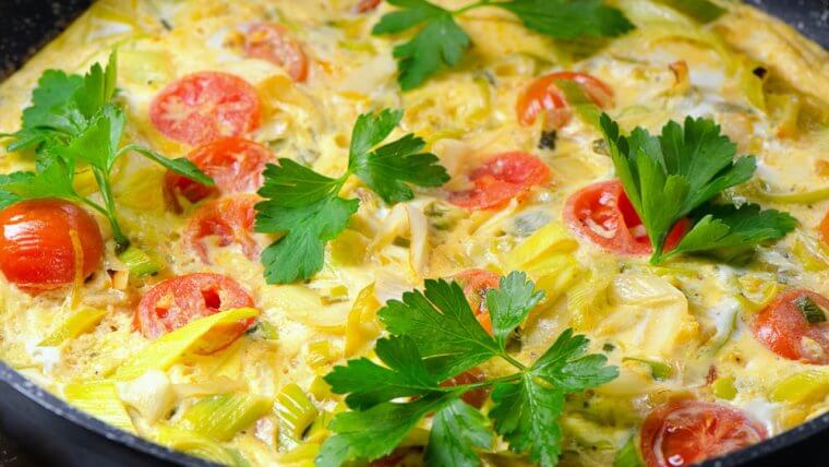 Leek Frittata