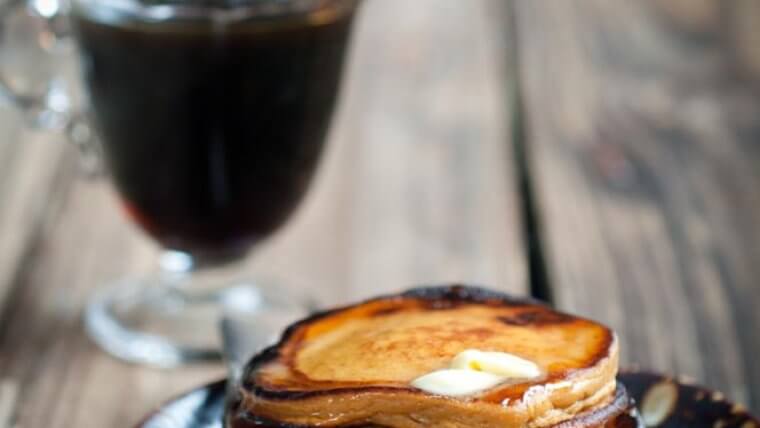Sweet Potato (or winter squash) and Pecan Pancakes