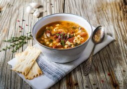 Bowl of Minestrone Soup