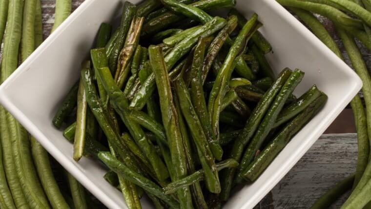 Blackened Green Beans