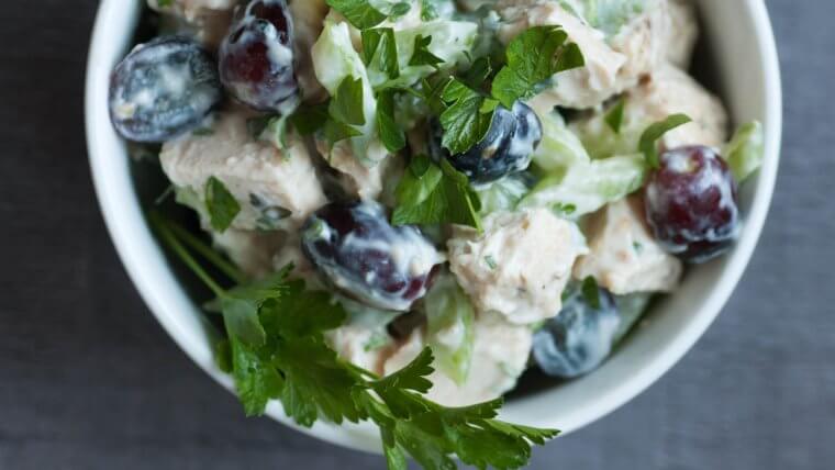 Chicken Salad with Celery and Basil