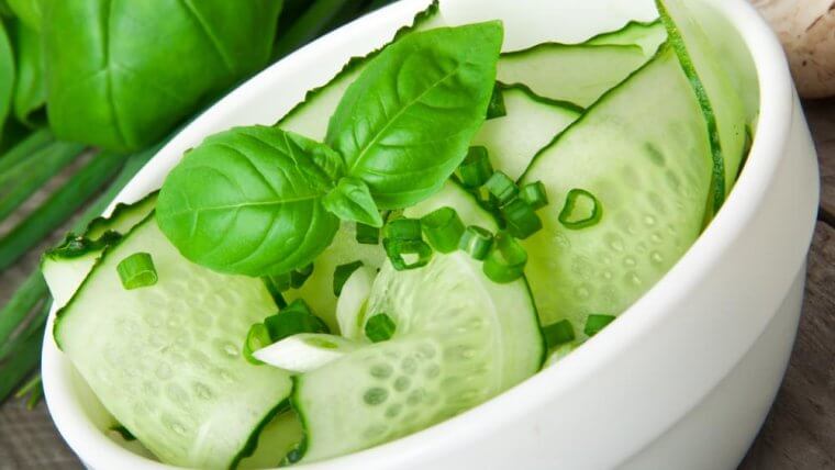 Cucumber Basil Salad