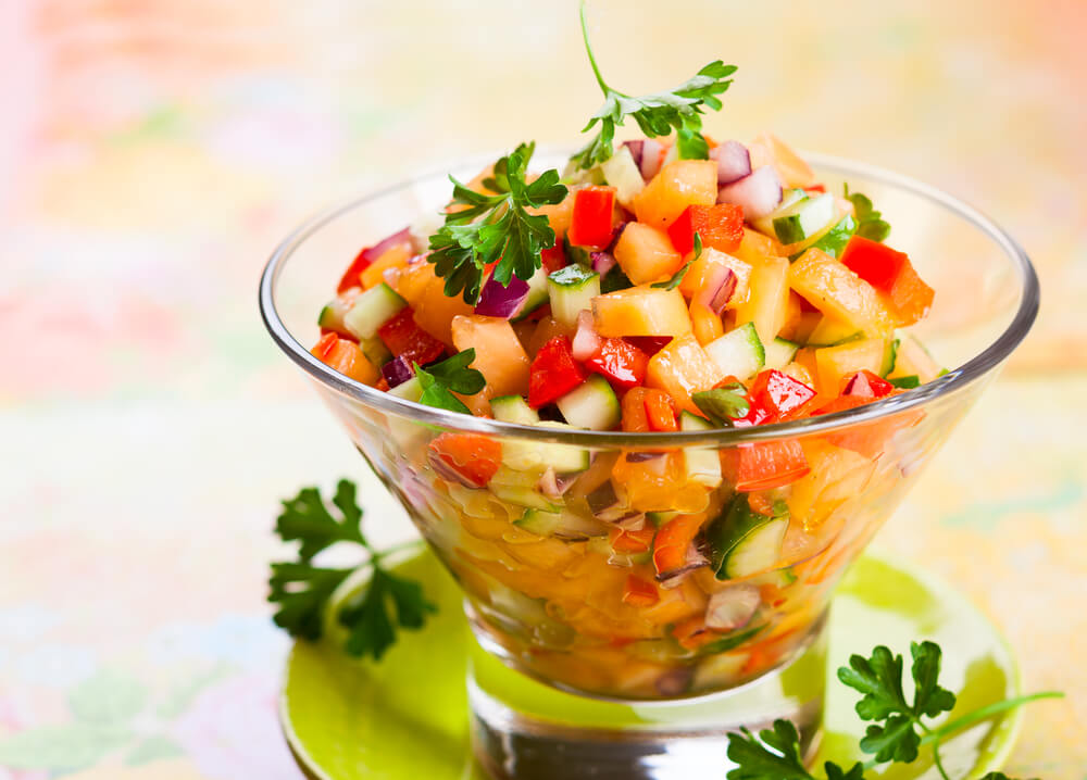 Cucumber Melon Salsa