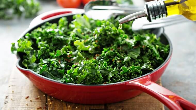 quick easy kale side dish