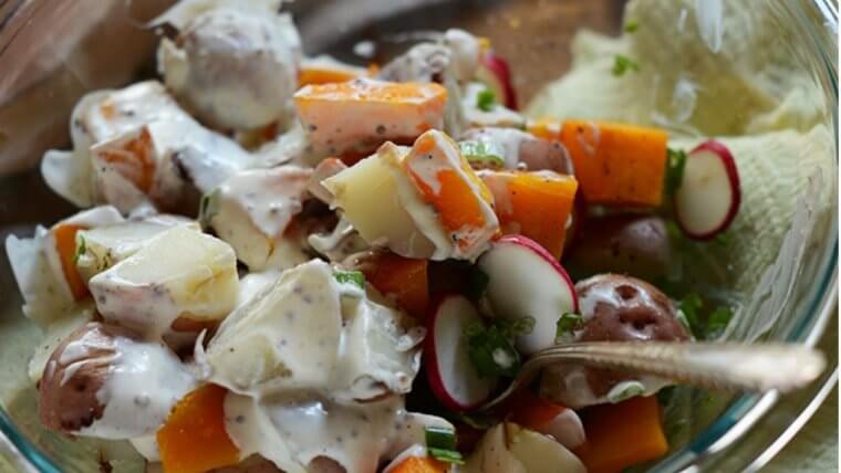 Butternut Squash Potato Salad